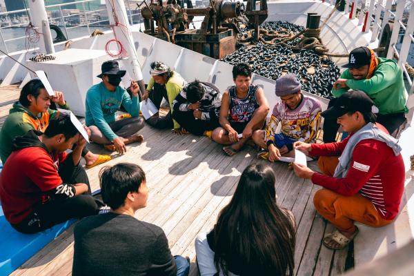 FIP implementers and fishers discuss human rights and social responsibility